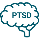 PTSD has been decreased by 89.5